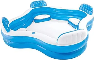 Image de Piscine gonflable familiale, dimensions : 229 x 229 x 66 cm