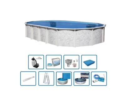 Produktbild von Interline Stahlwandpool "Diana" 7,30 x 3,60 m, Tiefe 1,32 m (Premium Set)