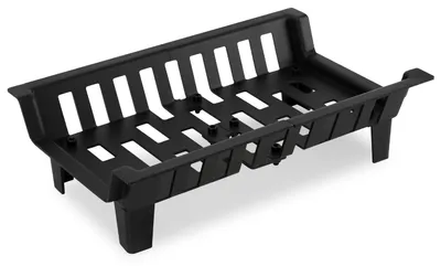 Zdjęcie produktu dla Rost do kominka Vigevee o wysokości 6 cm, zapewniający lepszą cyrkulację powietrza, wymiary: 46 x 31 cm