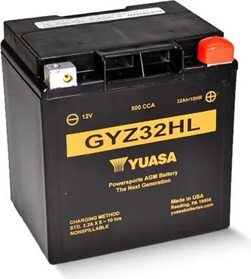 Produktbild von YUASA GYZ32HL WC 12V 33,7Ah/C20 - 500A (EN) Motorradbatterie WF