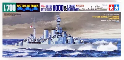 Produktbild von Tamiya 31806 - 1/700 BC Hood E Class Destroyer - Battle of Denmark Strait - Neu