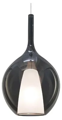 Image de Suspension Ideal Lux 2x E27 couleur fumée IP20 KALIQUE 359618
