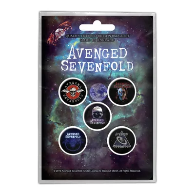 Obrázek produktu pro Avenged Sevenfold - Odznak "The Stage" 5-Pack - plast, kov RO7359 (One Size) (Pestrobarevný)