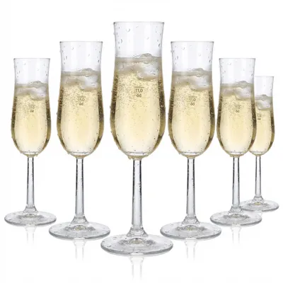 Produktbild von 6x Codorniu Sekt Glas Gläser Flötengläser Sektgläser Flöte 0,1l