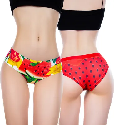Produktbild von Bananalu Slips Unterhose mit Muster Motiv gemustert Print SUMMER FRUITS Watermelon Größe: L