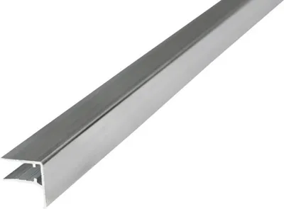 Obrázok produktu pre Ukončovací profil Bravo hliníkový strešný LPF 2100 x 8 mm