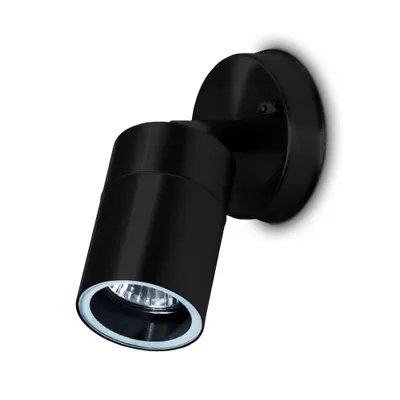 Produktbild von Außendeckenlampe Außwandleuchte LED 230V GU10 IP44 LILI schwarz