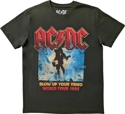 Image de AC/DC - "Blow Up Your Video" T-shirt homme/femme unie RO5678 (M) (Vert)