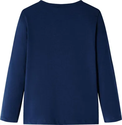 Produktbild von vidaXL Kinder-Langarmshirt Marineblau 104