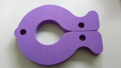 Produktbild von Schwimmbrett Fisch Schwimmfisch Schwimmhilfe Fisch Lila Purple Violett