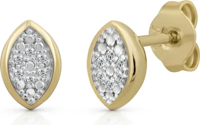 Produktbild von Orolino Ohrringe Gold 585 mit 3 Brillanten zus. 0,02ct.