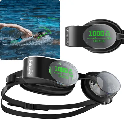 Produktbild von Intelligente Schwimmbrille Holoswim 2 Pro – Datenanzeige, KI-Bewegungsanalyse, IPX8, Beschlagschutz