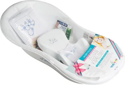 Produktbild von Badegeschenkset für Baby Bunny weiß