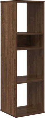 Produktbild von vidaXL Bücherregal Braun Eichen-Optik 34x31x112 cm Holzwerkstoff