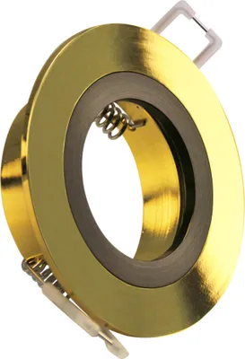Immagine prodotto di Lampada da incasso rotonda oro-nera con portalampada GU10 FEBE 323330 Polux