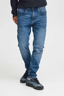 Produktbild von Blend BHJet Herren Jeanshose Hose mit Eingrifftaschen Gürtelschlaufen Stretch Baumwollmischung Slim fit