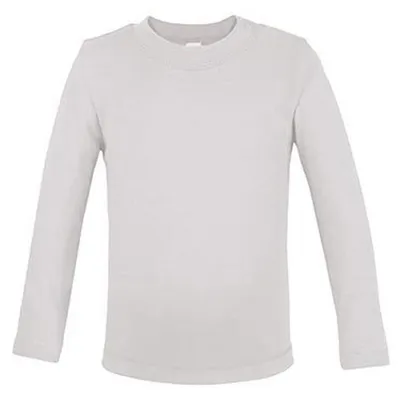 Productafbeelding van Link Kids Wear - "Bio" T-shirt voor baby, lange mouwen, model LT4751 (62) (wit)