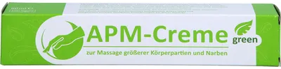 Produktbild von APM-Creme green zur Massage größerer Körperpartien und Narben, 60 ml Creme