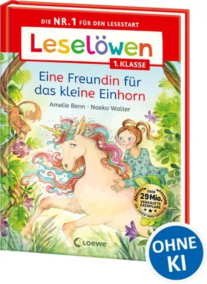 Immagine prodotto di Leselöwen 1. Klasse - Eine Freundin für das kleine Einhorn