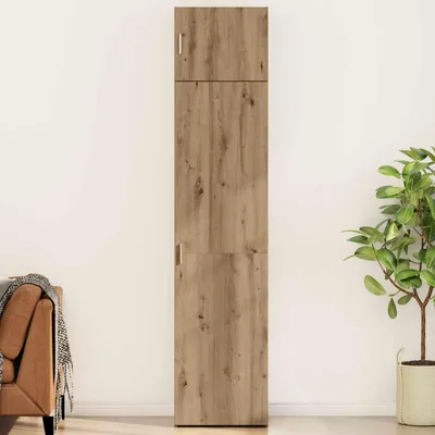 Image de vidaXL, meuble de rangement, 2 pièces, chêne artisanal, 50 x 41 x 225 cm