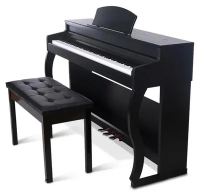 Produktbild von Schwarzes Piano Digitalpiano Stage Klavier Hochglanz Heimklavier