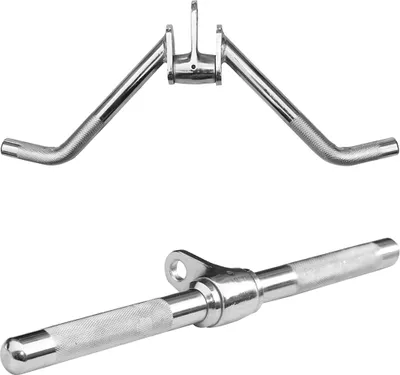 Produktbild von Sporttrend 24 - Seilzug Set Trizeps Curl Griff + Bizeps Trizeps Stange