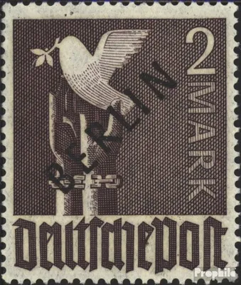 Produktbild von Briefmarken Berlin (West) 1948 Mi 18 postfrisch Schwarzaufdruck