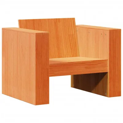 Produktbild von vidaXL Gartensessel Wachsbraun 79x60x62 cm Massivholz Kiefer