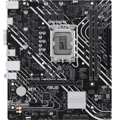 Immagine prodotto di ASUS PRIME H610M-K ARGB - Scheda madre - micro ATX - Presa LGA1700 - Chipset H610 - USB 3.2 Gen 1 - Gigabit LAN - Grafica onboard (CPU necessaria)