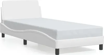 Immagine prodotto di vidaXL Struttura letto "Dover" bianca 90x200 cm in Pelle finta