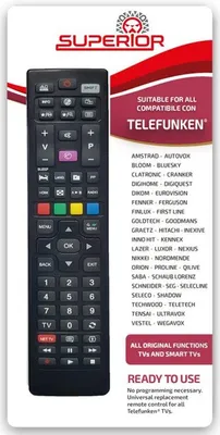Obrázek produktu pro Superior SMARTLGS, TV, IR Wireless, Tlačítka, Černá