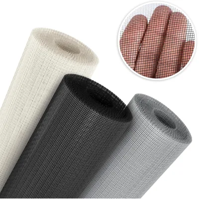 Produktbild von Fliegennetz 1,76€/m² Meterware Fliegengitter Insektenschutz Gitter Fiberglas 1,20 Meter Weiß