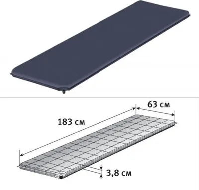 Produktbild von Isomatte TREKKING 60 183x63x3,8 cm