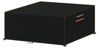Productafbeelding van Afdekhoes voor tuinmeubels, 200x140x90 cm, waterdicht, 420D Oxford stof, geschikt voor wintergebruik, lounge- en terrasmeubels