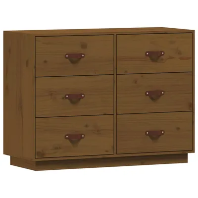 Produktbild von Sideboard Honigbraun 100x40x75 cm Massivholz Kiefer