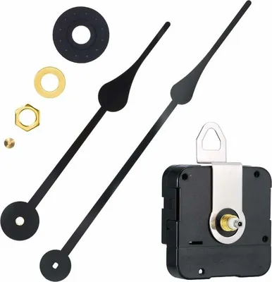 Produktbild von Uhrwerk mit zweifacher mechanischer Ersatzmechanik mit Uhrzeigern zur Justierung der Uhr ca. 56 cm/ 22 Zoll im Durchmesser