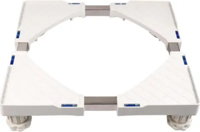 Produktbild von Livista® - Verstellbarer Waschmaschinenständer - Weiß - Max. 300 kg - Geeignet für
