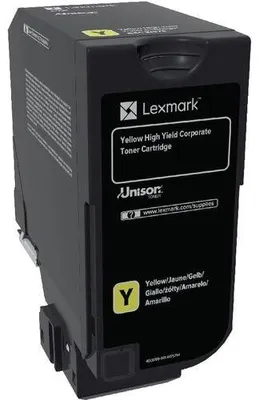 Image de Lexmark rendement élevé - jaune - original