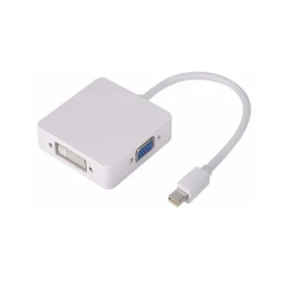 Produktbild von rozbočovač 3 v 1 Mini DisplayPort, Thunderbolt na HDMI + VGA + DVI pro notebook, TV, projektor