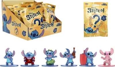 Produktbild von JADA 9336770314R00 Stitch Blind Pack Nanofigs, 6-sort. - 1.65" size