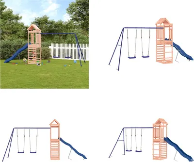 Immagine prodotto di vidaXL Torre gioco in legno massiccio di abete Douglas - Parco giochi - Parco giochi - Parco giochi da giardino - Parco giochi da esterno