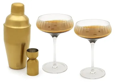 Martini-Cocktailset Arinto – Shaker, Jigger & 2 Gläser