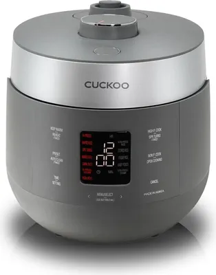 Produktbild von Cuckoo Reiskocher 1. 80l CRP-ST1009F Twin Pressure grau