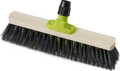 Produktbild von Nölle Straßenbesen Prestige X-Borsten Elaston/Buche 40cm, schwarz/natur