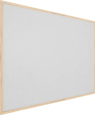 Obrázek produktu pro Šedá korková tabule v dřevěném rámu 90x60 cm