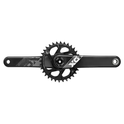 Image de KRG Sram Crank X01 Eagle DUB, 175 mm sans roulement DUB, DM, 32 dents X-Sync2, noir