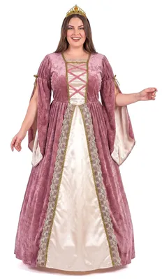 Produktbild von Prinzessinnenkostüm MIttelalter rosa-weiss Damen - XL