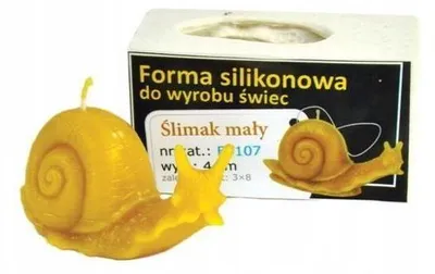 Produktbild von Łysoń Silikonform kleine Schnecke für Kerzenherstellung