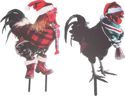 Produktbild von Huhn Garten Pfahl Metall Multifunktionale dekorative Hahn Rasen Pfahl für Hof und Bauernhof