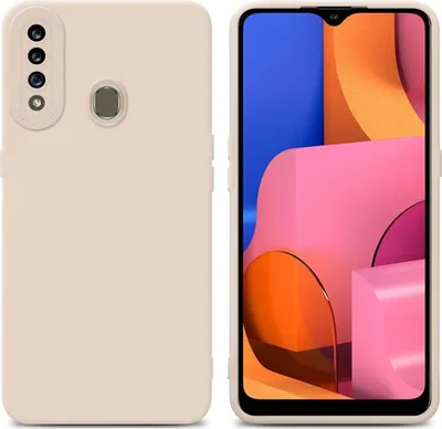 Produktbild von Cadorabo Hülle für Samsung Galaxy A20s Schutz Hülle in Rosa TPU Silikon Etui Case Handyhülle
